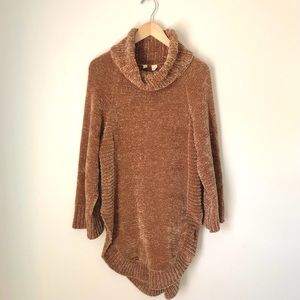 Anthropologie Benilda Chenille Turtleneck Tunic
